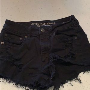 American Eagle black shorts